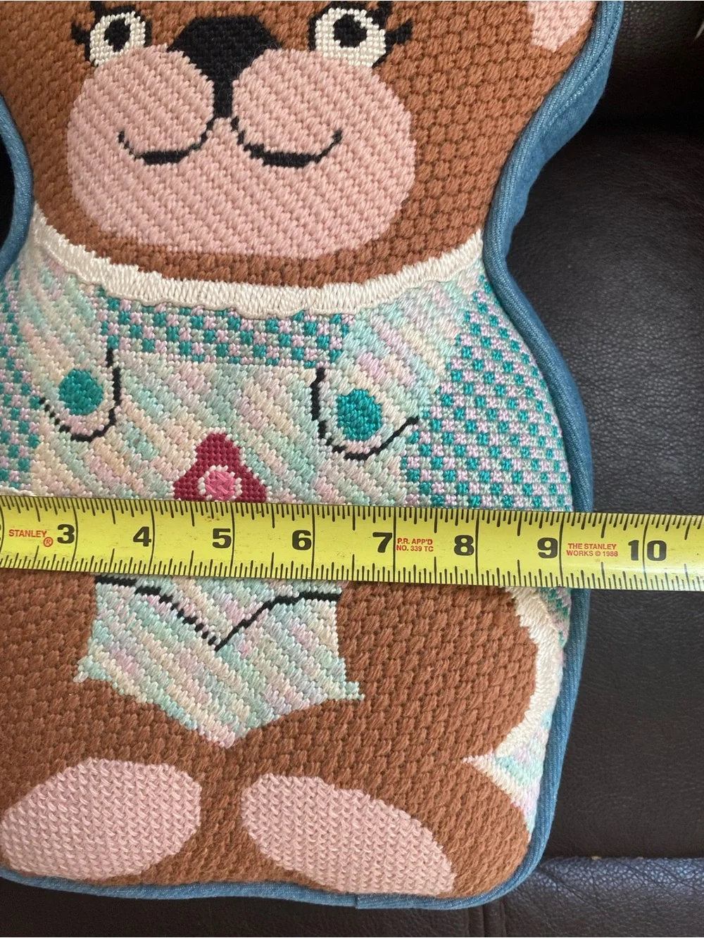 Handmade vintage needlepoint